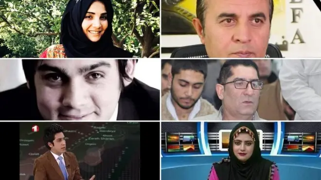 شماری از خبرنگاران و فعالان اجتماعی افغان که در روزهای اخیر کشته شدند