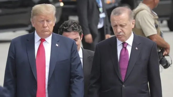 ABD Başkanı Donald Trump ve Cumhurbaşkanı Recep Tayyip Erdoğan