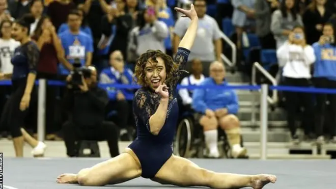 Ohashi's perfect 10 routine has had more than 40 million views on YouTube