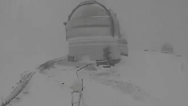 Снегопад на Гавайях