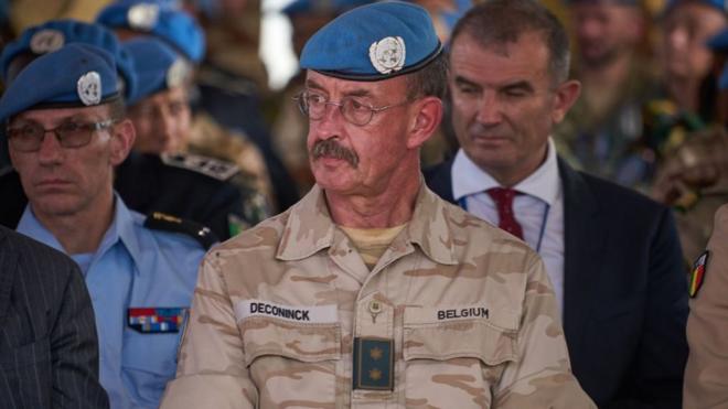 Le General Jean-Paul Deconinck, commandant en chef de la Minusma au Mali (illustration).