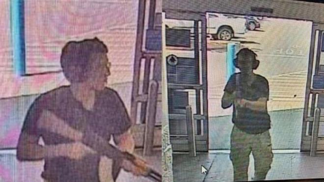 ภาพมือปืนจากกล้องวงจรปิด ซึ่งสื่อสหรัฐฯ ระบุว่าชื่อ แพตทริค ครูเซียส