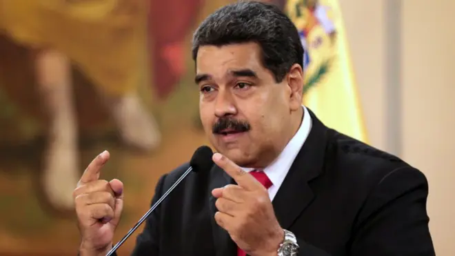 Mr Maduro accused his Colombian counterpart, Juan Manuel Santos, of instigating the attack