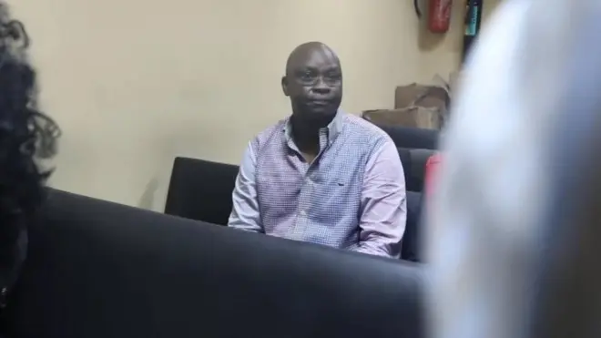 Ayo fayose inside Federal High Court, Lagos