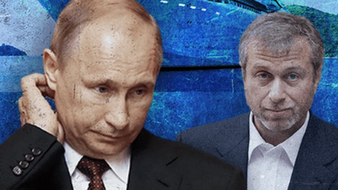 Vladimir Putin and Roman Abramovich