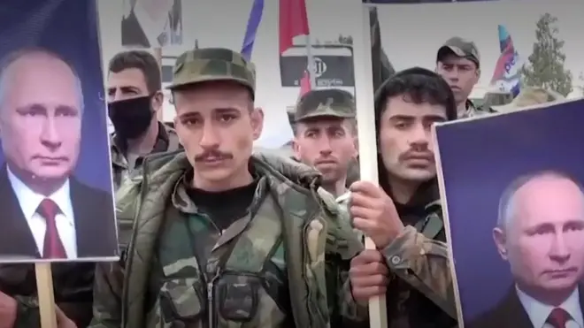 우크라이나 전장에 뛰어든 시리아 용병들