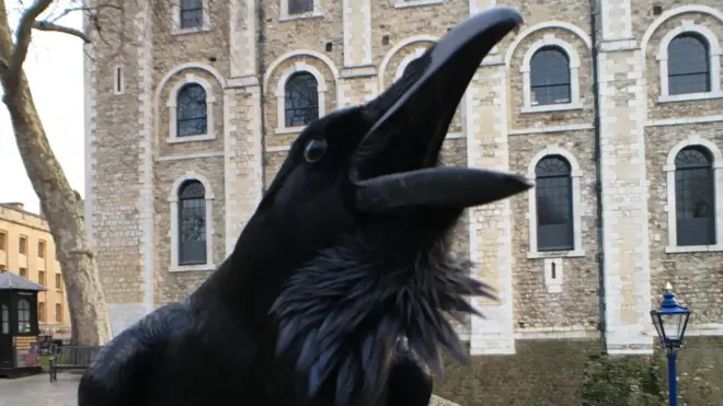 Merlina at the Tower of London