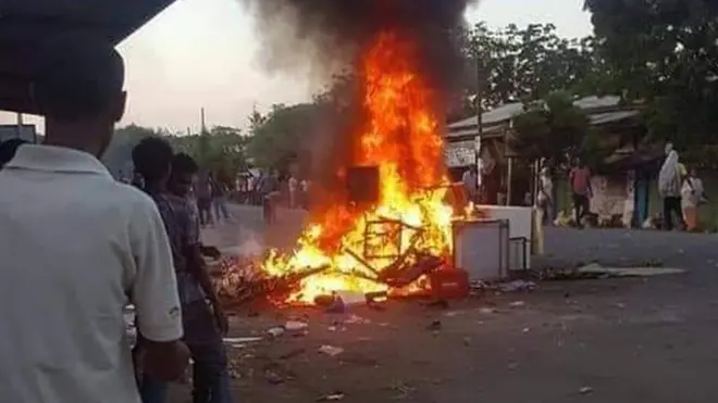 ኣብ ከተማ መተማ ኣብ ልዕሊ ንብረት ጉድኣት በጺሑ