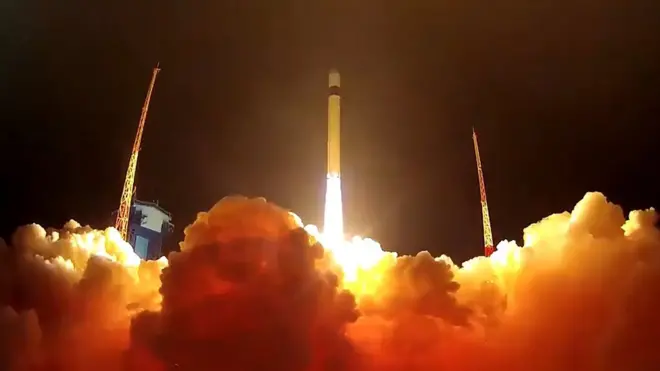 Пуск ракеты "Рокот" с военного космодрома "Плесецк"