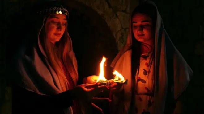 الإيزيديون يحتفلون برأس السنة في معبد لالش - أبريل 2022