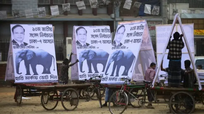 साल 2014 के विवादास्पद चुनावों के दौरान की एक तस्वीर