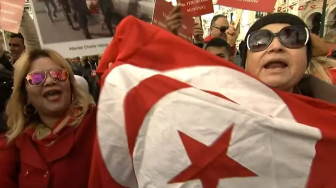 مظاهرات في تونس