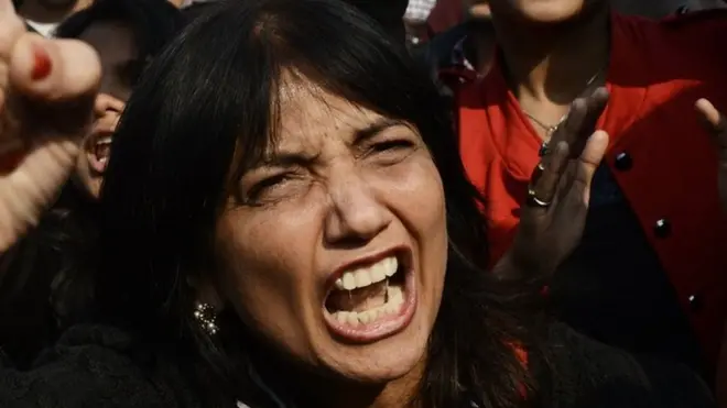 रेप के ख़िलाफ़ प्रदर्शन