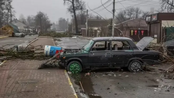 Згоріле авто