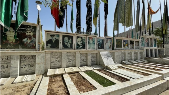 The Hazara cemetery in Quetta
