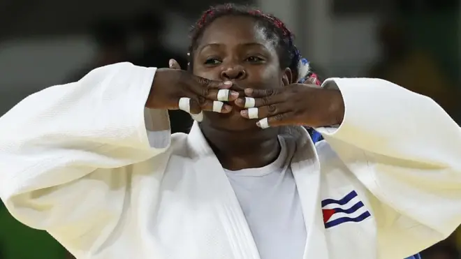 Idalys Ortiz ganó medalla de plata en estas Olimpiadas, de oro en Londres 2012 y de bronce en Pekín 2008.