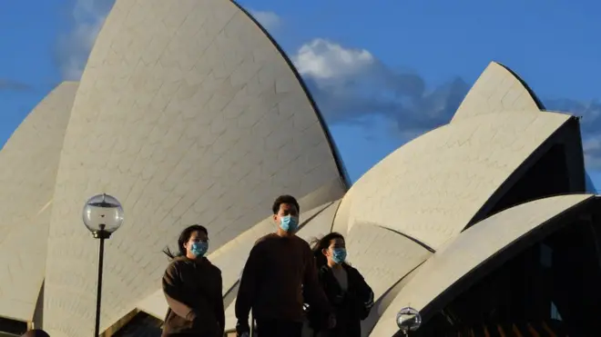 Sydney, maior cidade da Austrália e onde avanço da covid-19 preocupa no atual estágio, endureceu lockdown