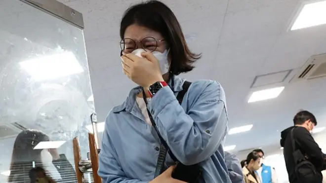 హాలోవీన్ వేడుకల తొక్కిసలాట మృతుల కుటుంబీకులు