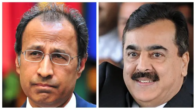 یوسف رضا گیلانی، حفیظ شیخ