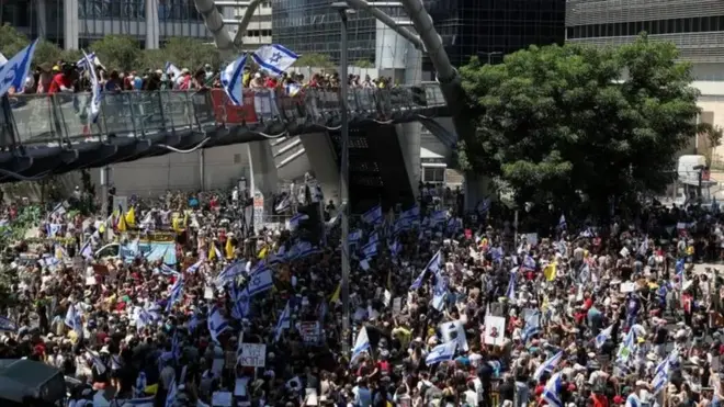 Исроилдаги норозилик намойиши