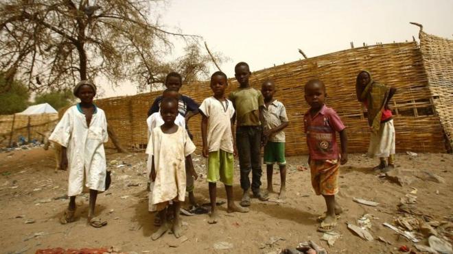 Дети, живущие в Дарфуре