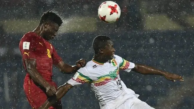 Mali beat Ghana 2-1 in heavy rain in Guwahati