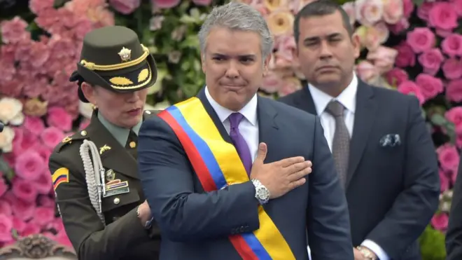Duque estará al mando de Colombia los próximos cuatro años.