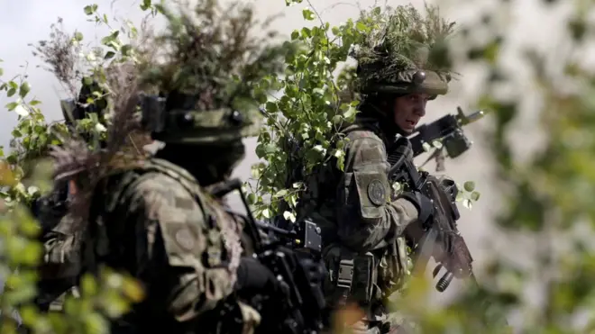 Letonya'daki NATO askerleri