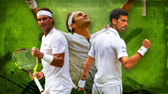 Nadal, Djokovic and Federer