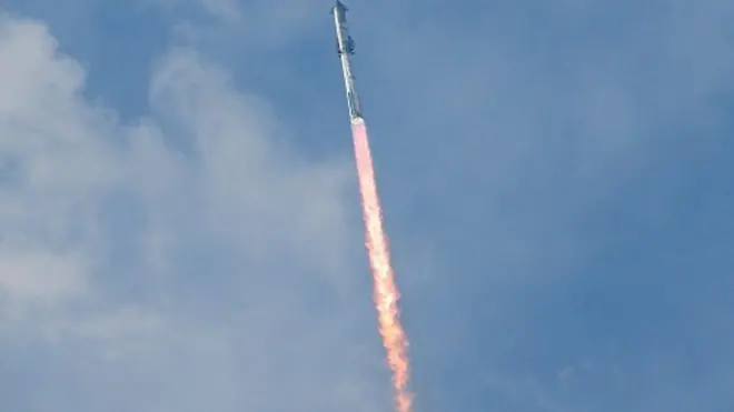 SpaceX rocket heads for space after launch in Texas