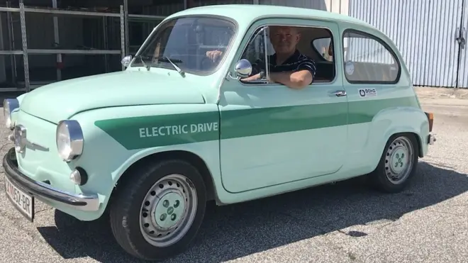 Prvi električni Fića, proizveden u Skoplju.