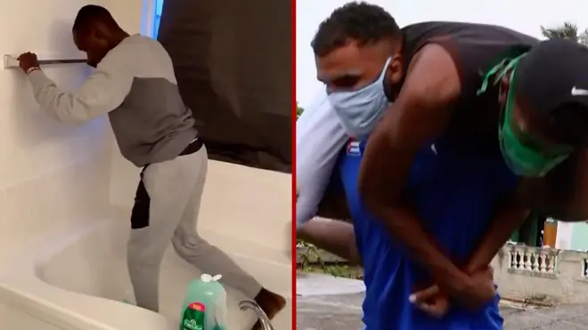 ภาพนักกีฬาฝึกซ้อม