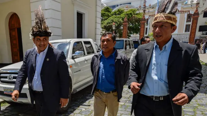 Diputados indígenas en Venezuela