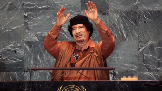 Most people belive say things scatter inside Libya after dem kill Gadaffi