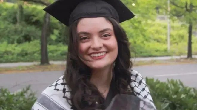 Ajsenur Ezgi Ejgi učestvovala je u protestu protiv jevrejskih doseljenika u gradu Beita u okupiranoj Zapadnoj Obali