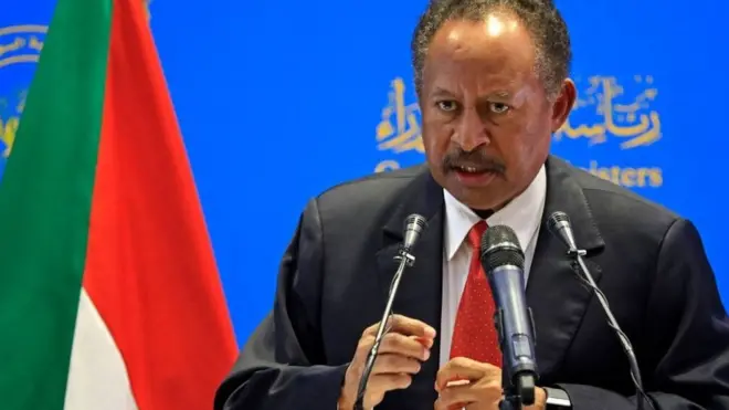 Sudanese Prime Minister Abdalla Hamdok for one conference for April 2021.