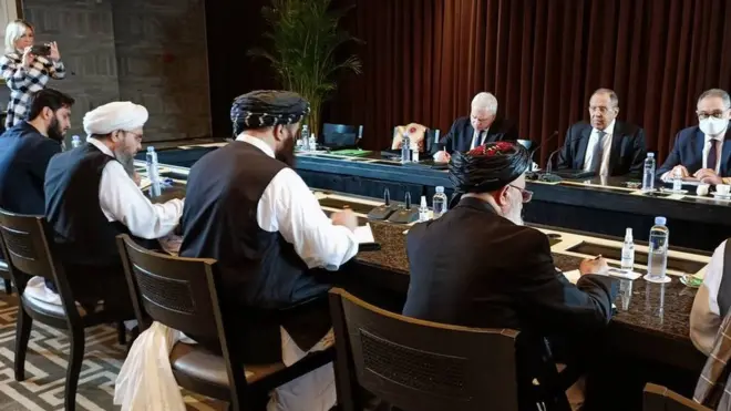 وزیر خارجه روسیه با سرپرست وزارت خارجه طالبان دیدار کرده