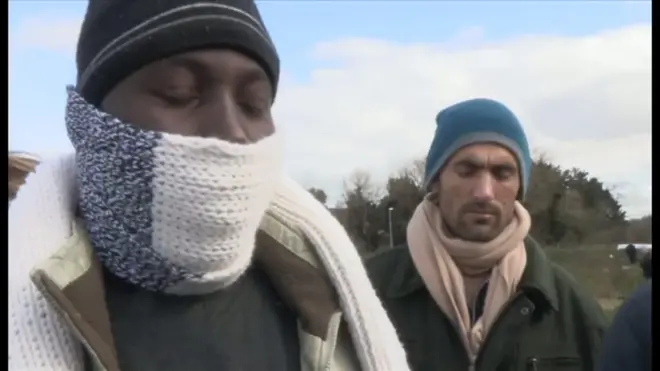 スーダン内戦を逃れてきたというムアサさん