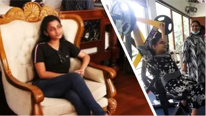 అధ్యక్ష భవనంలో నిరసనకారులు