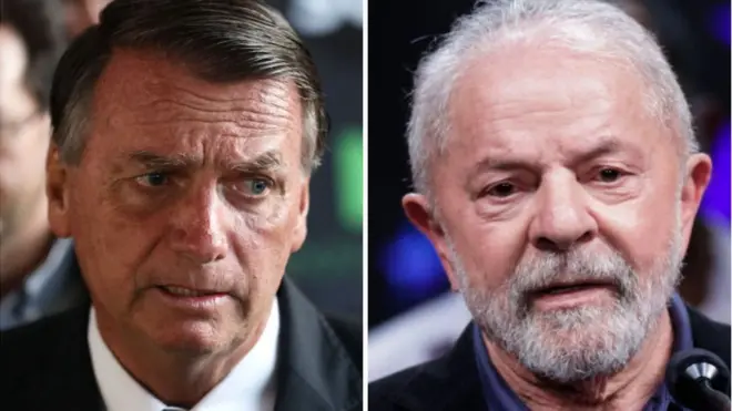 Jair Bolsonaro e Luiz Inácio Lula da Silva