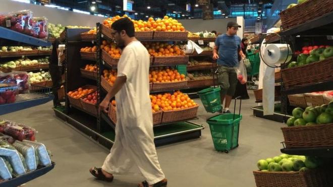 Supermercado de Doha, Qatar.