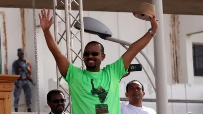 ቀዳማይ ሚኒስትር ኣብይ ኣሕመድ ኣብ ሰልፊ ድጋፍ