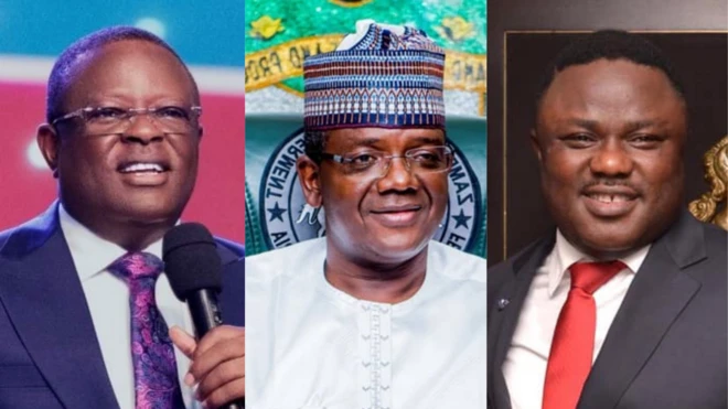 Govnors Dave Umahi, Bello Matawalle, Ben Ayade