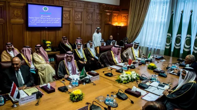 اجتماع الجامعة الطارئ عقد بناء على طلب السعودية