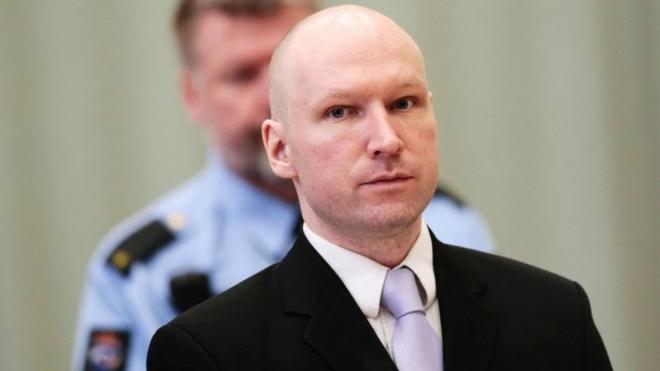 Anders Behring Breivik en una audiencia en 2016.