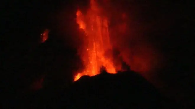 エトナ火山噴火