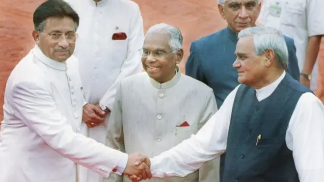 مشرف، واجپائی