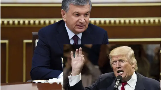 Мирзиёев Трамп