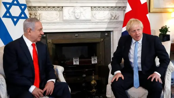 جونسون ونتنياهو