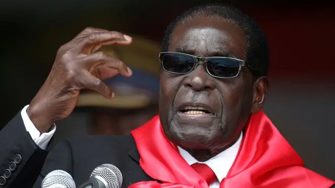 အသက် ၉၀ ပြည့်မွေးနေ့မှာ မိန့်ခွန်းပြောနေတဲ့ မစ္စတာ မူဂါဘီ